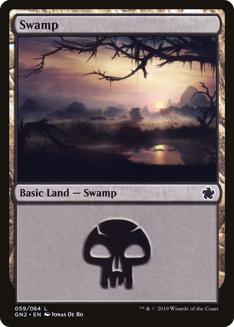 Swamp (GN2-059) - Game Night 2019 - Premium MTG Single from Wizards of the Coast - Just $0.32! Shop now at Game Crave Tournament Store