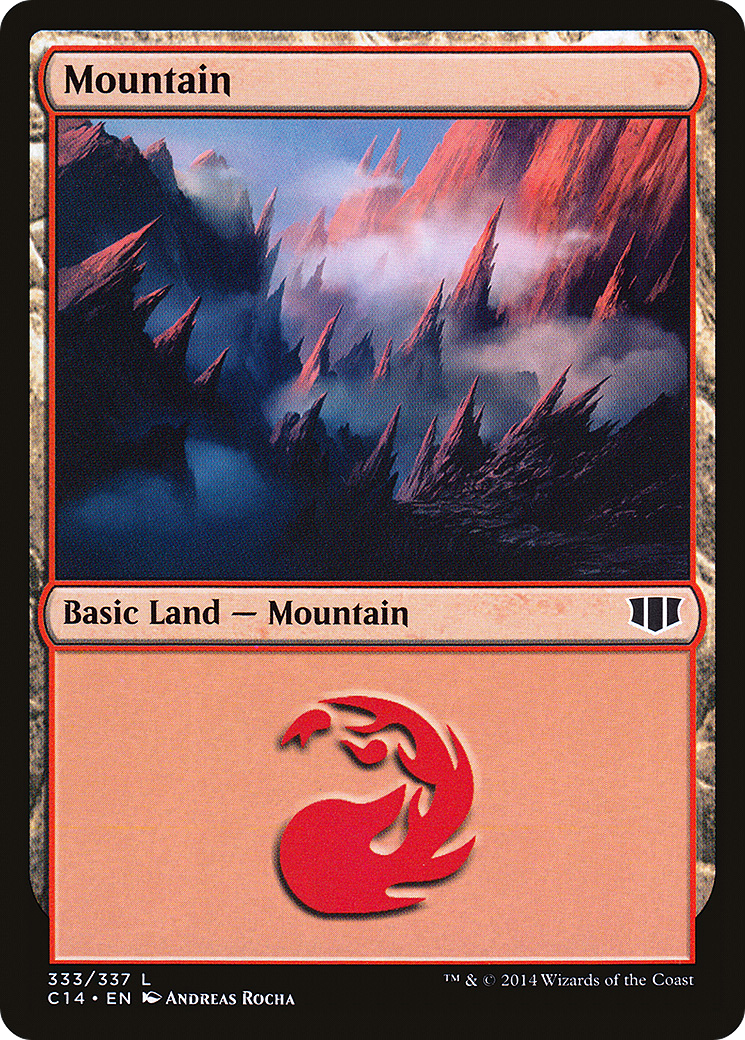 Mountain (C14-333) - Commander 2014 - Premium MTG Single from Wizards of the Coast - Just $0.08! Shop now at Game Crave Tournament Store