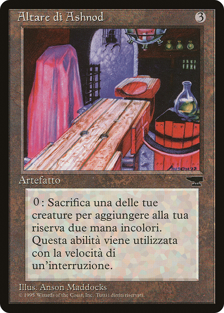 Ashnod's Altar (RIN-101) - Rinascimento - Premium MTG Single from Wizards of the Coast - Just $7.20! Shop now at Game Crave Tournament Store