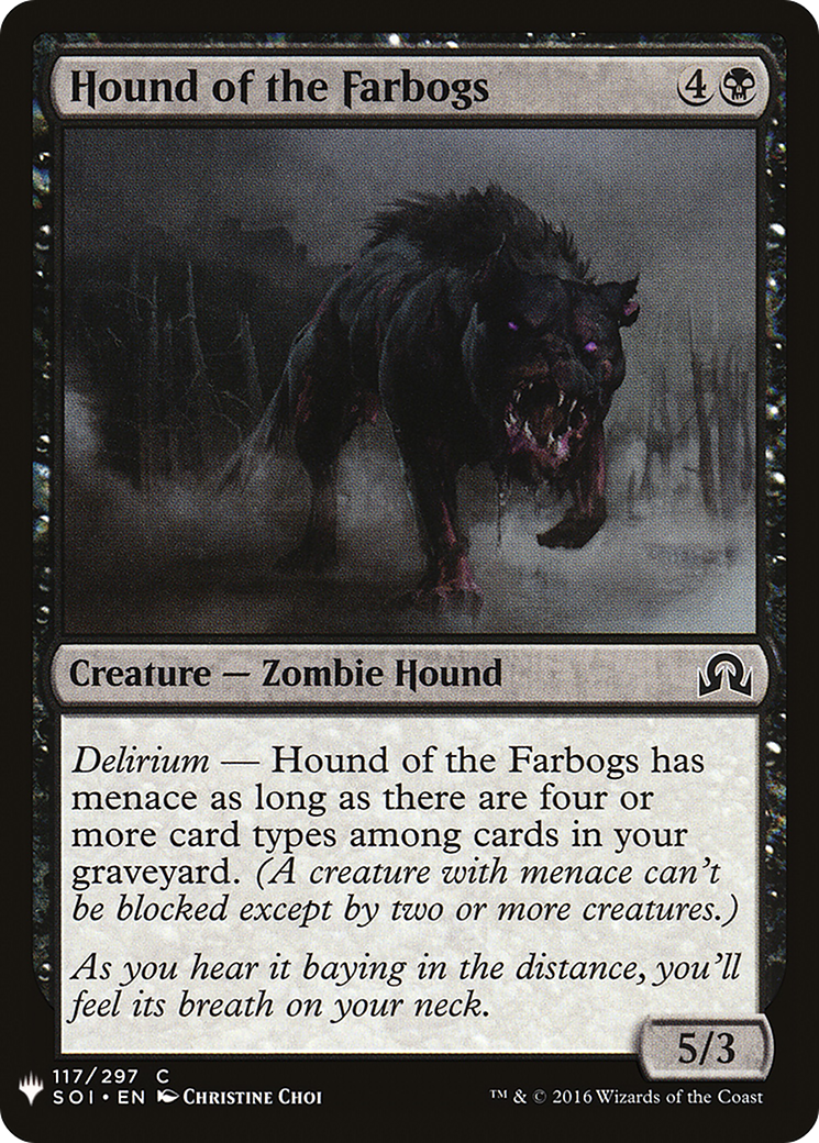 Hound of the Farbogs (MB1-687) - Mystery Booster - Premium MTG Single from Wizards of the Coast - Just $0.08! Shop now at Game Crave Tournament Store