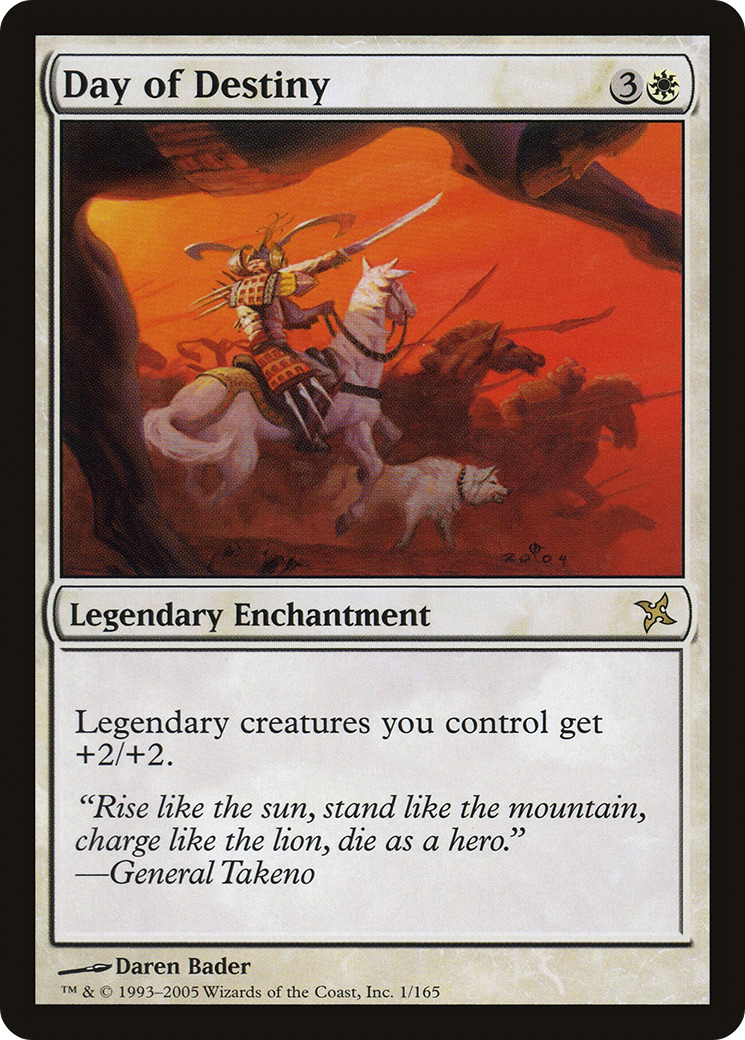 Day of Destiny (BOK-001) - Betrayers of Kamigawa - Premium MTG Single from Wizards of the Coast - Just $0.11! Shop now at Game Crave Tournament Store