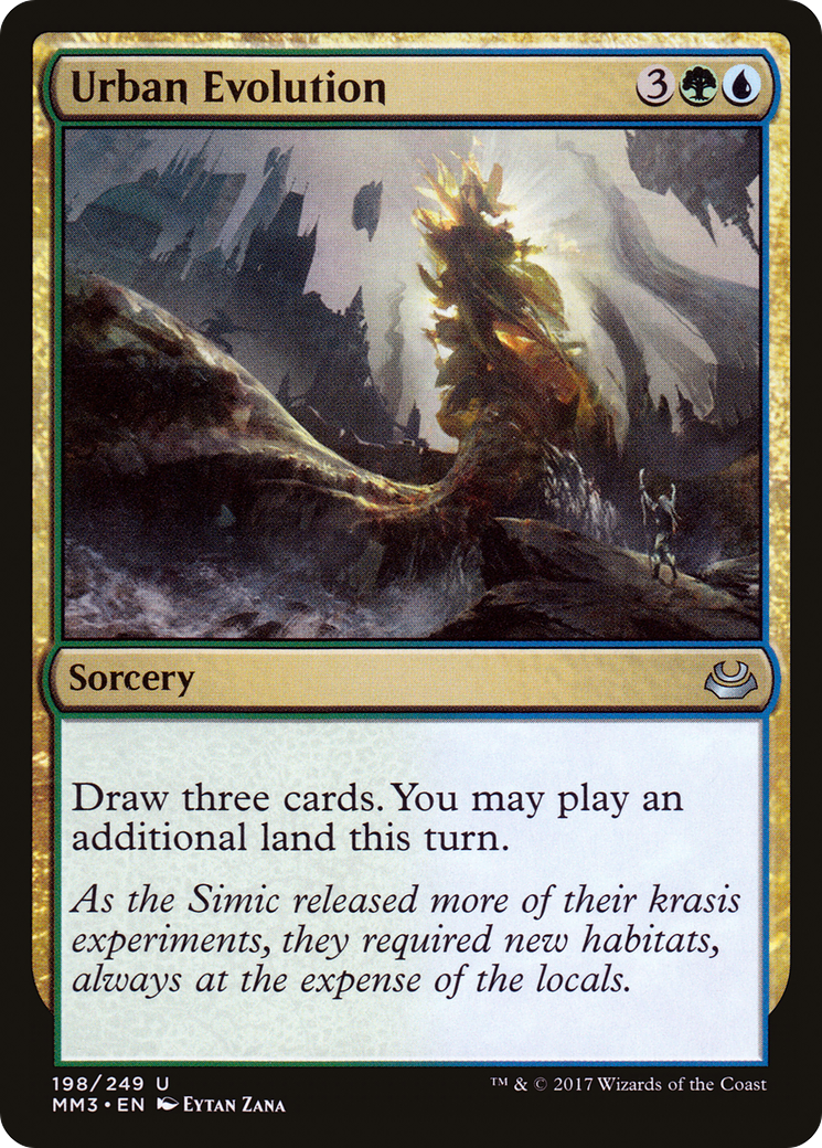 Urban Evolution (MM3-198) - Modern Masters 2017 - Premium MTG Single from Wizards of the Coast - Just $0.25! Shop now at Game Crave Tournament Store