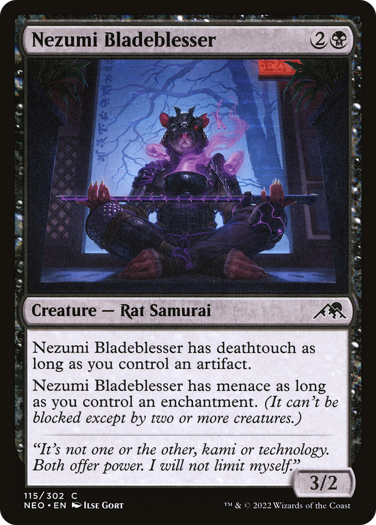Nezumi Bladeblesser (NEO-115) - Kamigawa: Neon Dynasty - Premium MTG Single from Wizards of the Coast - Just $0.08! Shop now at Game Crave Tournament Store