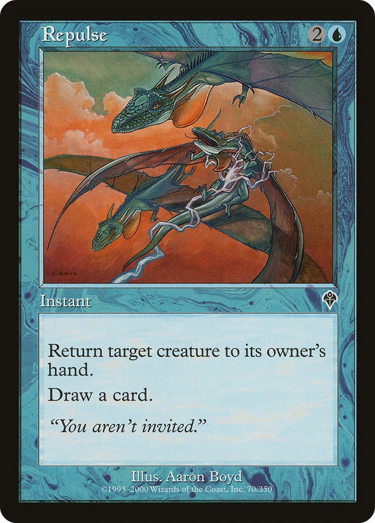 Repulse (INV-070) - Invasion - Premium MTG Single from Wizards of the Coast - Just $0.25! Shop now at Game Crave Tournament Store