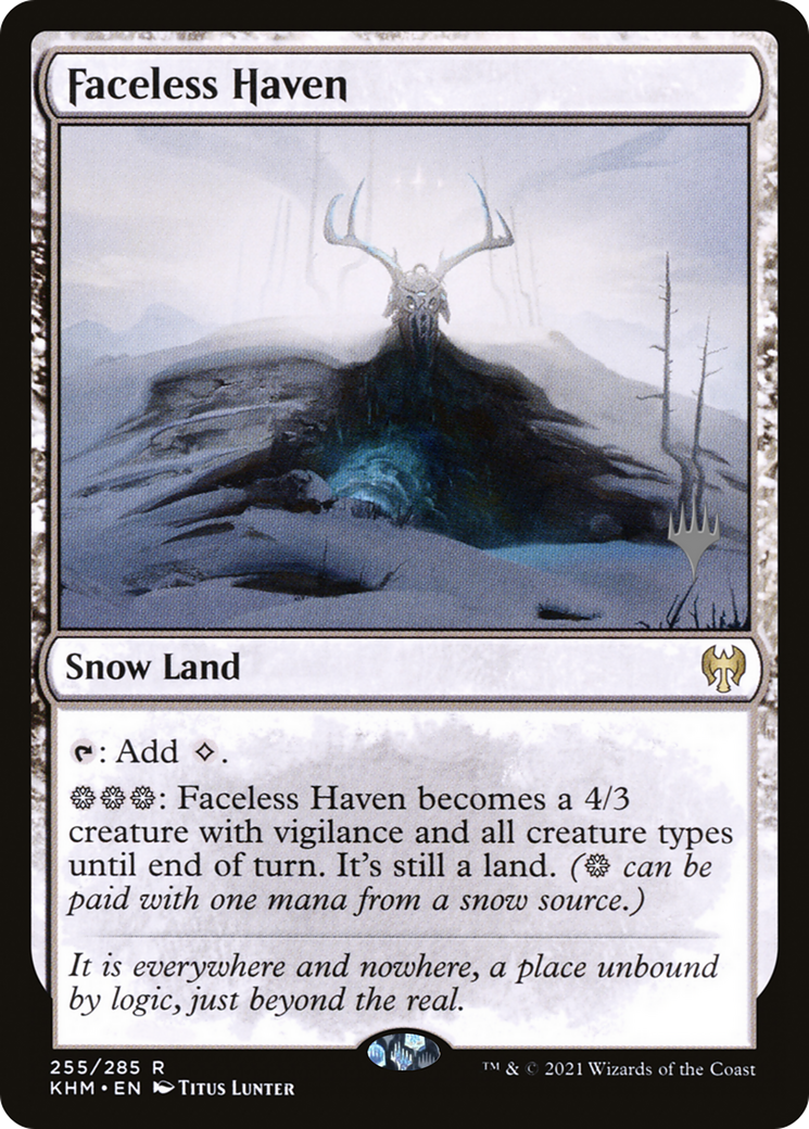 Faceless Haven (PKHM-255P) - Kaldheim Promos: (snow) - Premium MTG Single from Wizards of the Coast - Just $0.41! Shop now at Game Crave Tournament Store