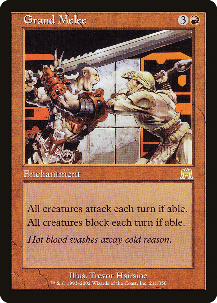 Grand Melee (ONS-211) - Onslaught - Premium MTG Single from Wizards of the Coast - Just $1.07! Shop now at Game Crave Tournament Store