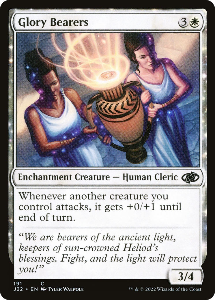 Glory Bearers (J22-191) - Jumpstart 2022: (nyxtouched) - Premium MTG Single from Wizards of the Coast - Just $0.08! Shop now at Game Crave Tournament Store