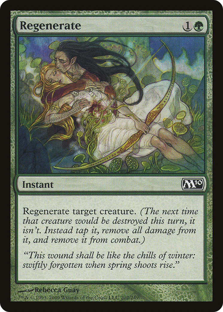 Regenerate (M10-202) - Magic 2010 Foil - Premium MTG Single from Wizards of the Coast - Just $0.57! Shop now at Game Crave Tournament Store