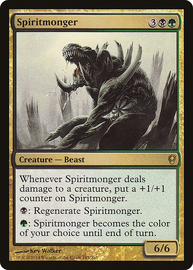 Spiritmonger (CNS-193) - Conspiracy - Premium MTG Single from Wizards of the Coast - Just $0.08! Shop now at Game Crave Tournament Store
