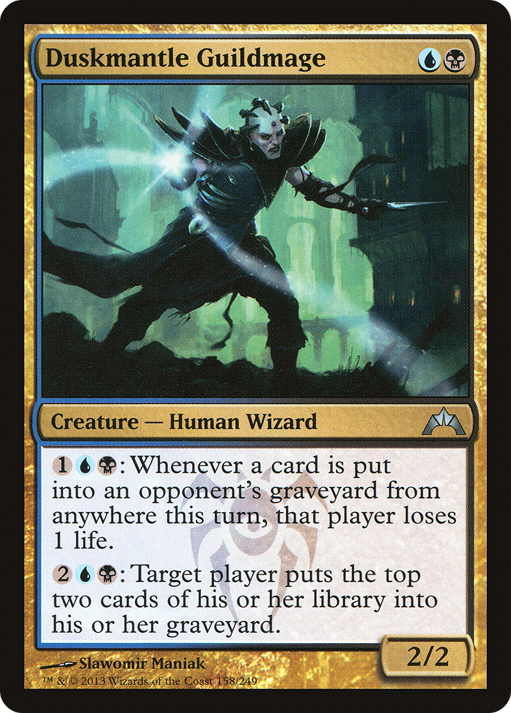 Duskmantle Guildmage (GTC-158) - Gatecrash Foil - Premium MTG Single from Wizards of the Coast - Just $2.65! Shop now at Game Crave Tournament Store