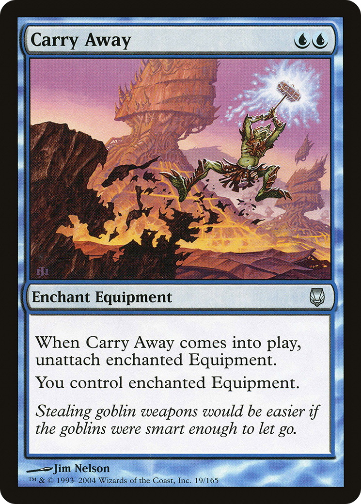 Carry Away (DST-019) - Darksteel Foil - Premium MTG Single from Wizards of the Coast - Just $0.42! Shop now at Game Crave Tournament Store