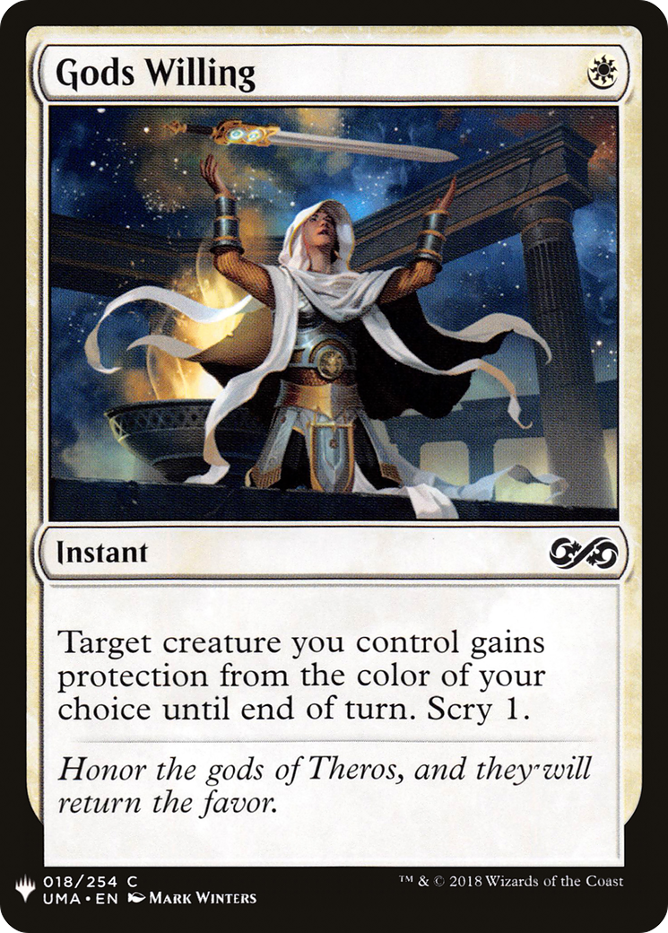 Gods Willing (MB1-125) - Mystery Booster - Premium MTG Single from Wizards of the Coast - Just $0.08! Shop now at Game Crave Tournament Store