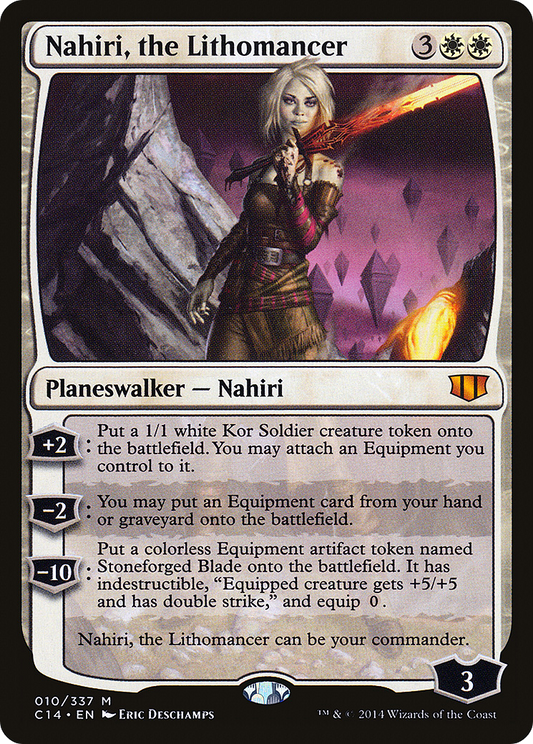 Nahiri, the Lithomancer (C14-010) - Commander 2014 - Premium MTG Single from Wizards of the Coast - Just $0.26! Shop now at Game Crave Tournament Store