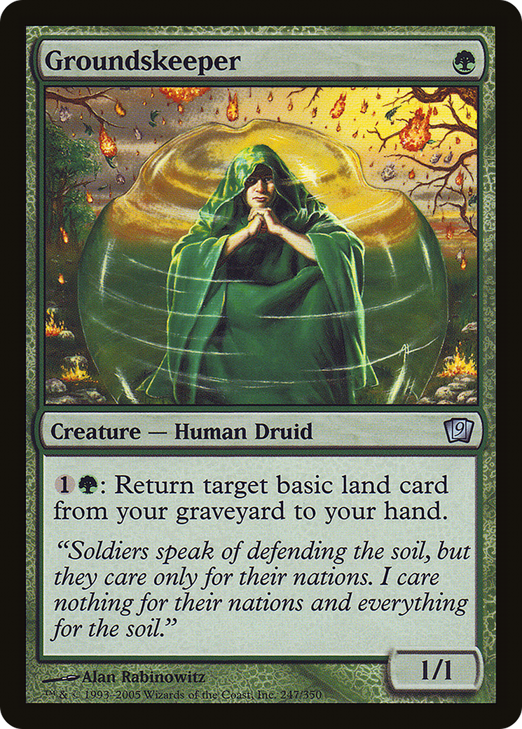 Groundskeeper (9ED-247★) - Ninth Edition Foil - Premium MTG Single from Wizards of the Coast - Just $0.36! Shop now at Game Crave Tournament Store