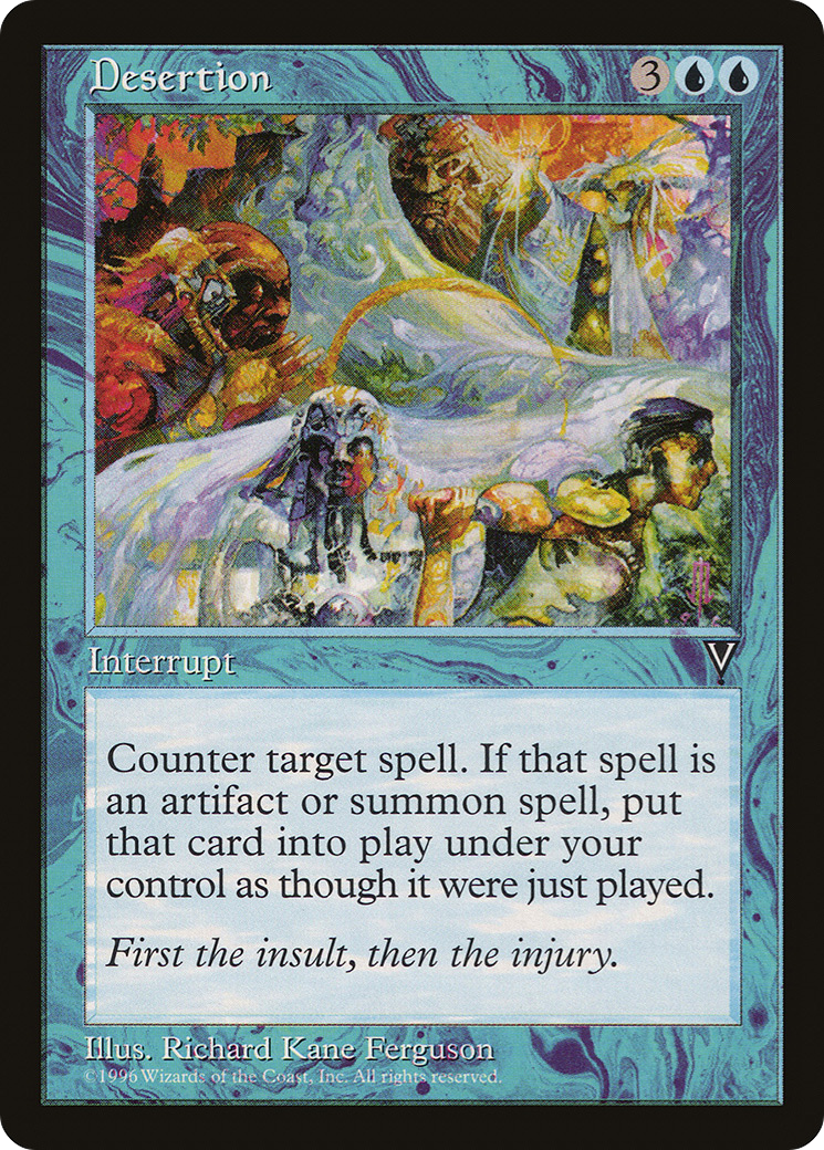 Desertion (VIS-030) - Visions - Premium MTG Single from Wizards of the Coast - Just $0.68! Shop now at Game Crave Tournament Store