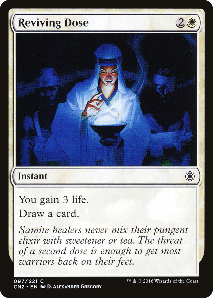 Reviving Dose (CN2-097) - Conspiracy: Take the Crown - Premium MTG Single from Wizards of the Coast - Just $0.08! Shop now at Game Crave Tournament Store