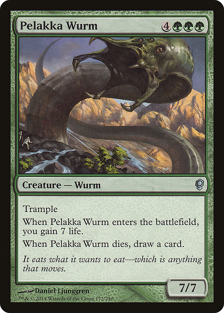 Pelakka Wurm (CNS-172) - Conspiracy - Premium MTG Single from Wizards of the Coast - Just $0.08! Shop now at Game Crave Tournament Store