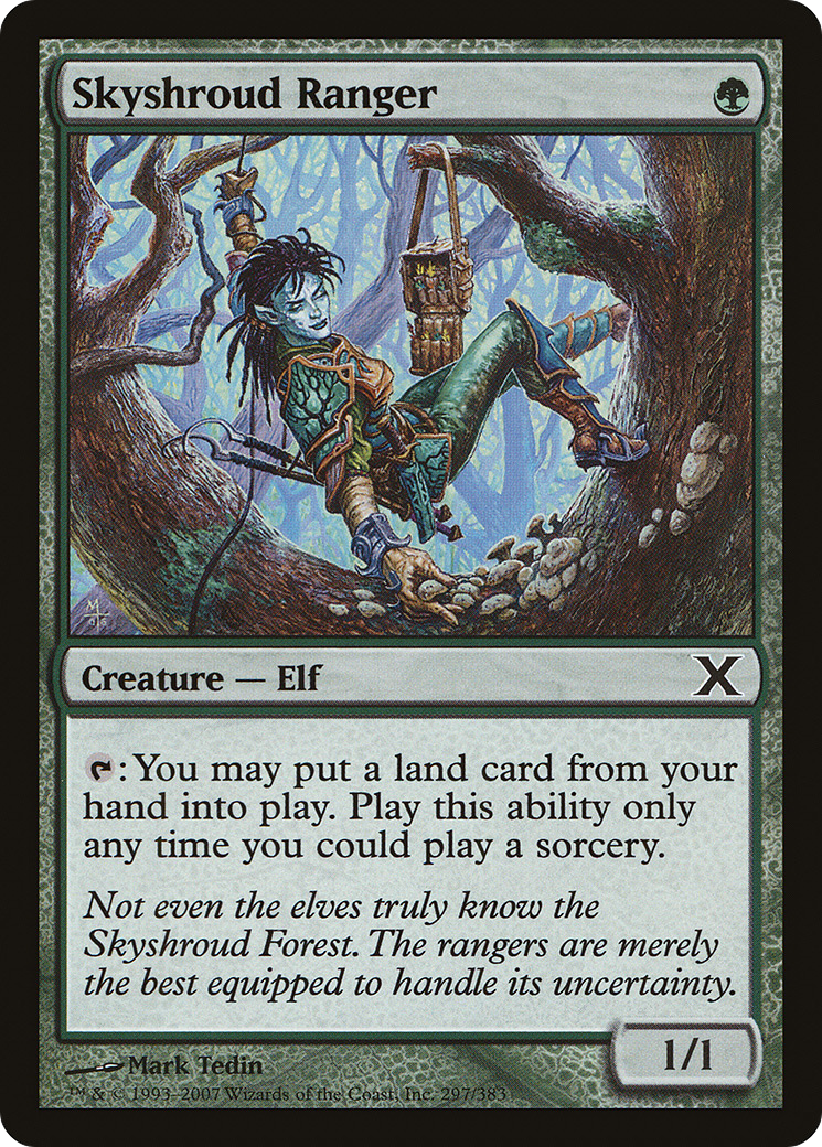 Skyshroud Ranger (10E-297) - Tenth Edition - Premium MTG Single from Wizards of the Coast - Just $0.82! Shop now at Game Crave Tournament Store