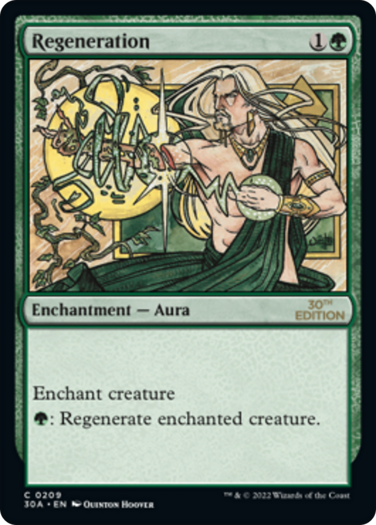 Regeneration (30A-209) - 30th Anniversary Edition - Premium MTG Single from Wizards of the Coast - Just $0.46! Shop now at Game Crave Tournament Store