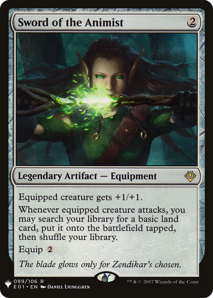 Sword of the Animist (MB1-1638) - Mystery Booster - Premium MTG Single from Wizards of the Coast - Just $2.34! Shop now at Game Crave Tournament Store
