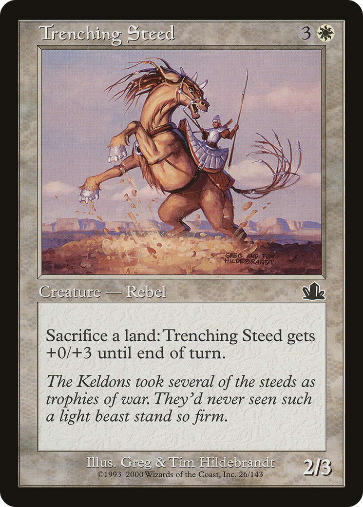 Trenching Steed (PCY-026) - Prophecy - Premium MTG Single from Wizards of the Coast - Just $0.08! Shop now at Game Crave Tournament Store