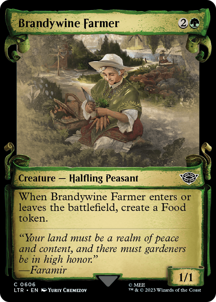 Brandywine Farmer (LTR-606) - The Lord of the Rings: Tales of Middle-earth: (Showcase) Foil - Premium MTG Single from Wizards of the Coast - Just $0.08! Shop now at Game Crave Tournament Store