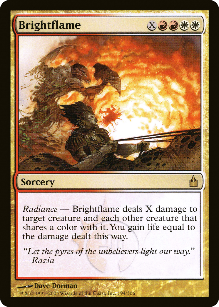 Brightflame (RAV-194) - Ravnica: City of Guilds - Premium MTG Single from Wizards of the Coast - Just $0.08! Shop now at Game Crave Tournament Store