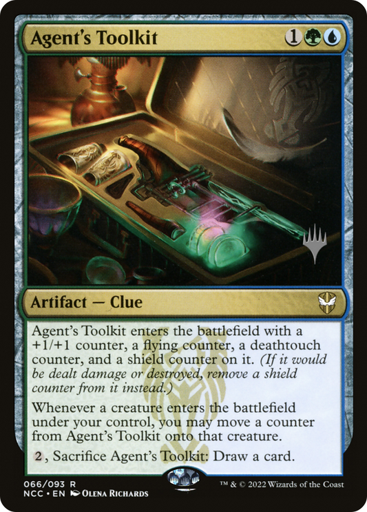 Agent's Toolkit (PNCC-66P) - New Capenna Commander Promos Foil - Premium MTG Single from Wizards of the Coast - Just $3.14! Shop now at Game Crave Tournament Store