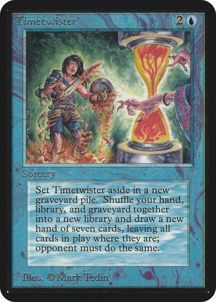 Timetwister (LEA-084) - Limited Edition Alpha - Premium MTG Single from Wizards of the Coast - Just $0.25! Shop now at Game Crave Tournament Store