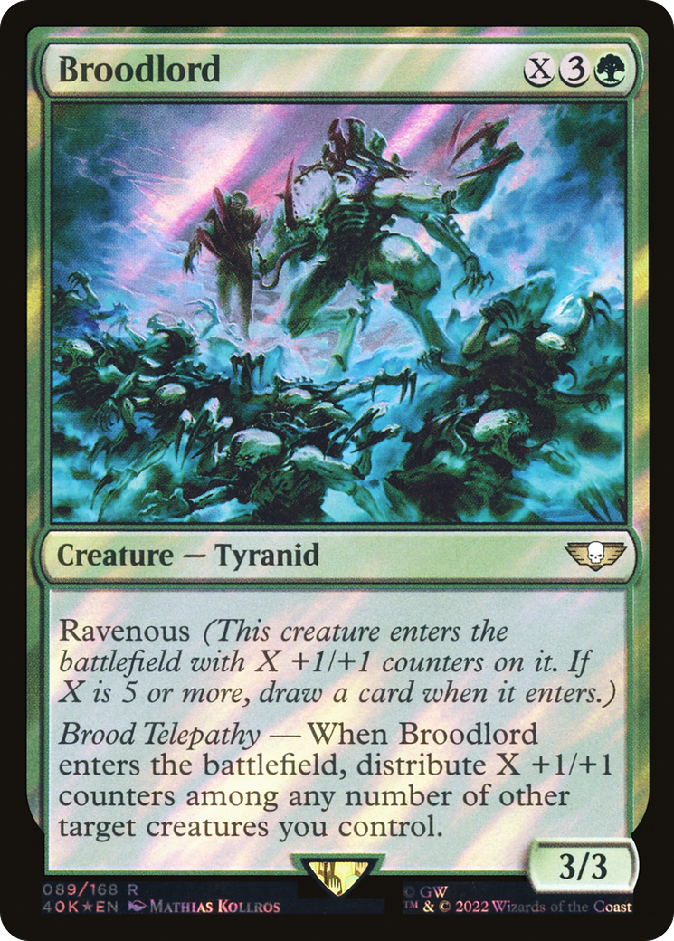 Broodlord (40K-89★) - Warhammer 40,000 Commander Foil - Premium MTG Single from Wizards of the Coast - Just $0.17! Shop now at Game Crave Tournament Store