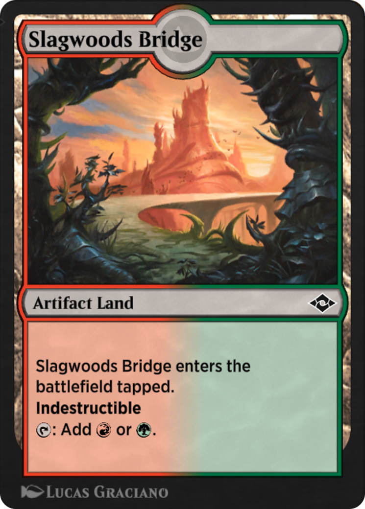 Slagwoods Bridge (HA6-018) - Historic Anthology 6 - Premium MTG Single from Wizards of the Coast - Just $0! Shop now at Game Crave Tournament Store