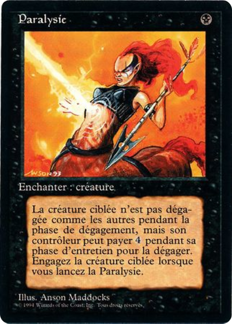 Paralyze (FBB-121) - Foreign Black Border - Premium MTG Single from Wizards of the Coast - Just $0.60! Shop now at Game Crave Tournament Store