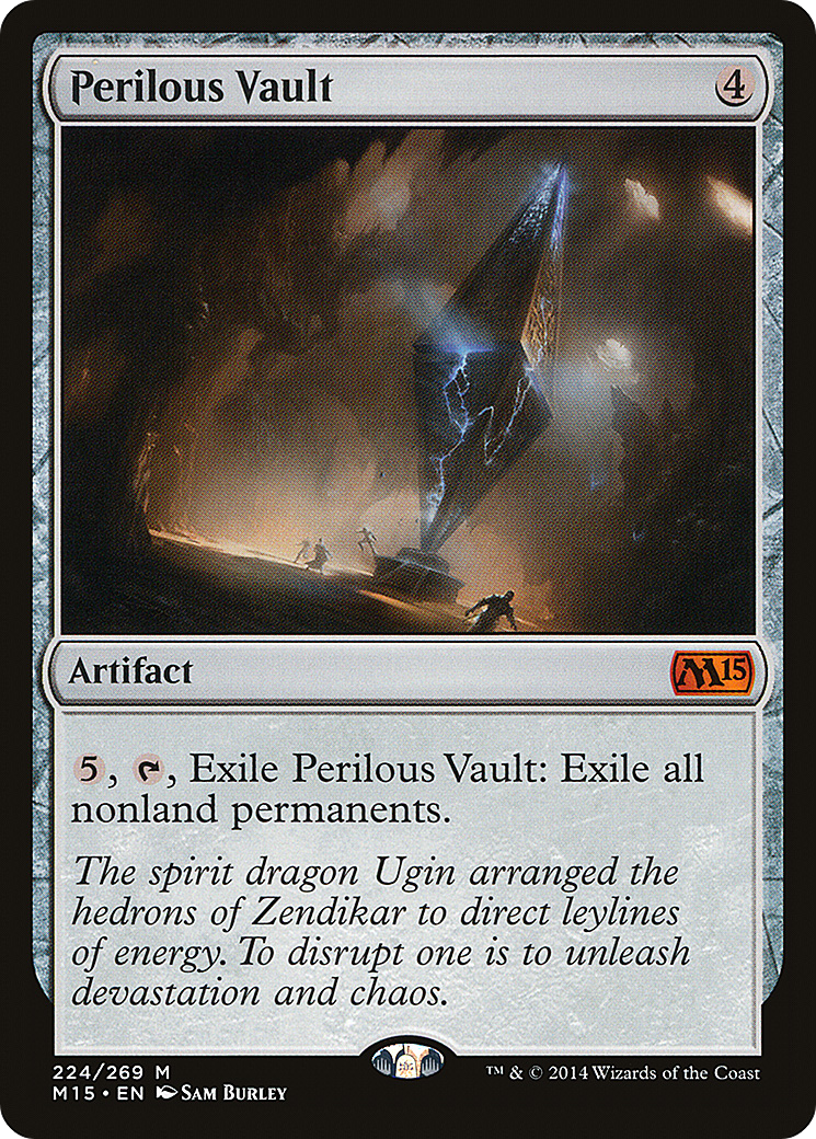 Perilous Vault (M15-224) - Magic 2015 - Premium MTG Single from Wizards of the Coast - Just $0.09! Shop now at Game Crave Tournament Store