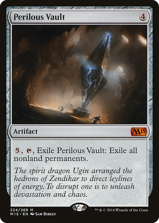 Perilous Vault (M15-224) - Magic 2015 - Premium MTG Single from Wizards of the Coast - Just $0.09! Shop now at Game Crave Tournament Store