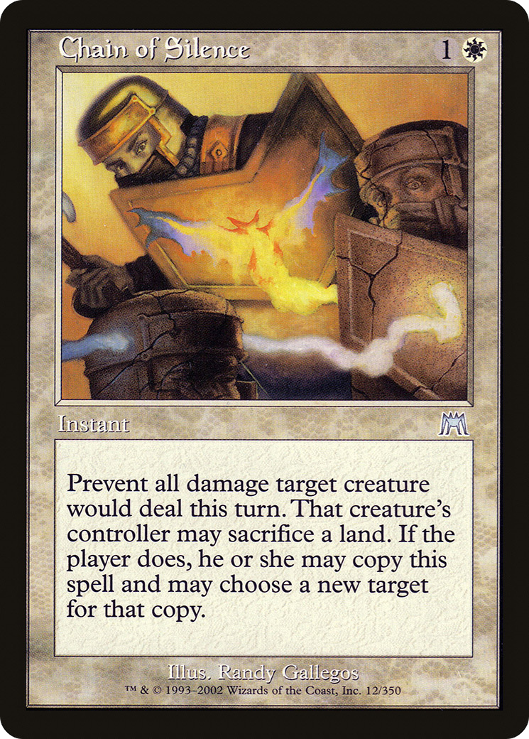 Chain of Silence (ONS-012) - Onslaught Foil - Premium MTG Single from Wizards of the Coast - Just $0.28! Shop now at Game Crave Tournament Store
