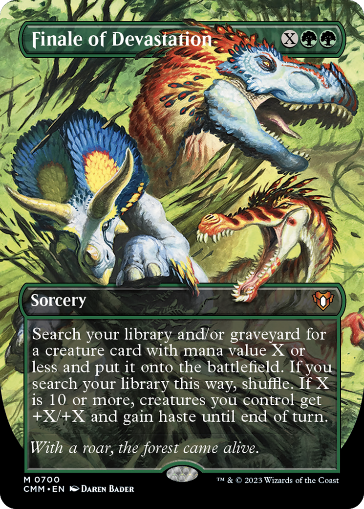 Finale of Devastation (CMM-700) - Commander Masters (Borderless) - Premium MTG Single from Wizards of the Coast - Just $7.28! Shop now at Game Crave Tournament Store