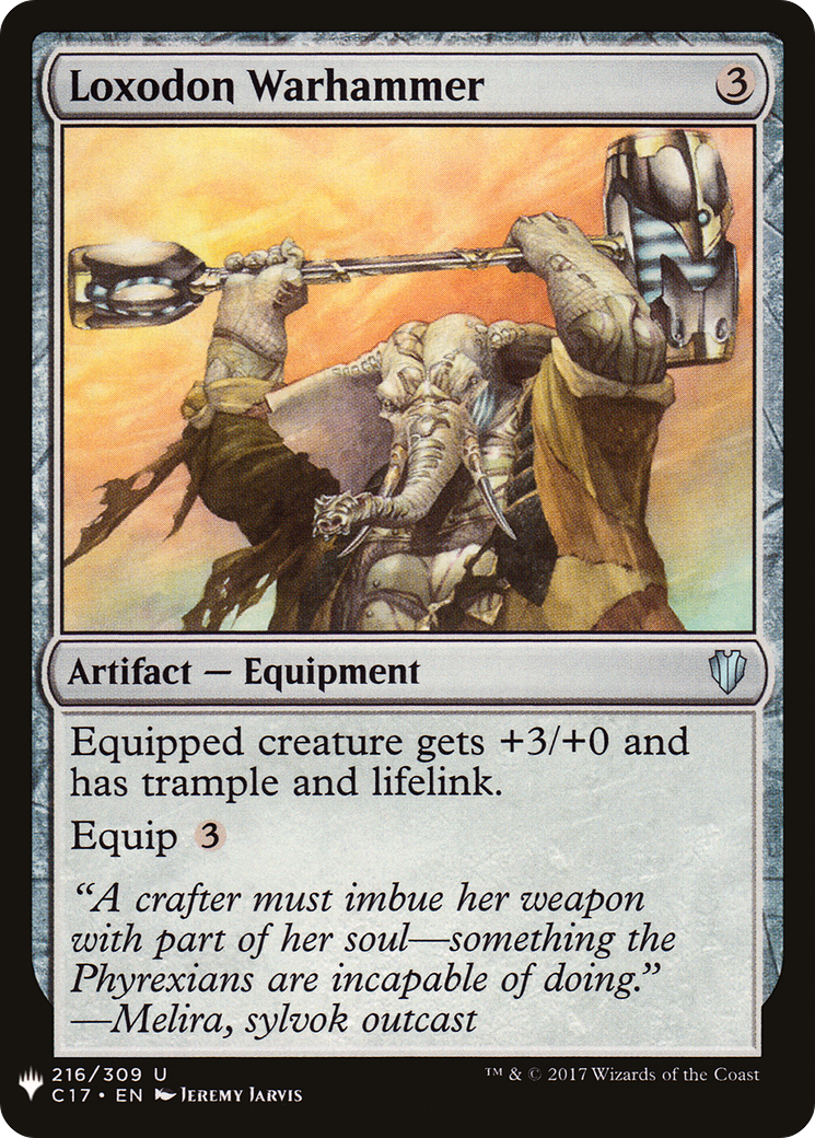 Loxodon Warhammer (MB1-1602) - Mystery Booster - Premium MTG Single from Wizards of the Coast - Just $0.14! Shop now at Game Crave Tournament Store
