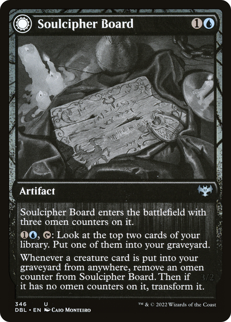 Soulcipher Board // Cipherbound Spirit (DBL-346) - Innistrad: Double Feature: (Double Faced Transform) Foil - Premium MTG Single from Wizards of the Coast - Just $0.08! Shop now at Game Crave Tournament Store