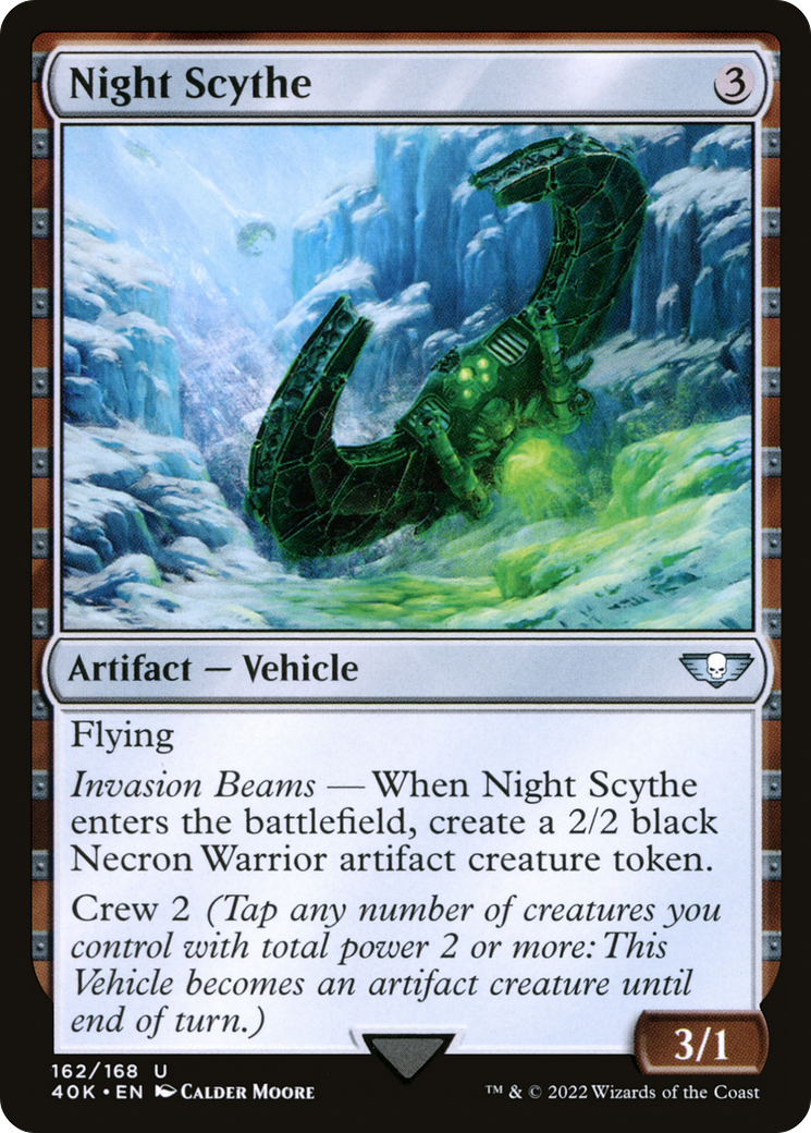 Night Scythe (40K-162) - Warhammer 40,000 Commander - Premium MTG Single from Wizards of the Coast - Just $0.25! Shop now at Game Crave Tournament Store