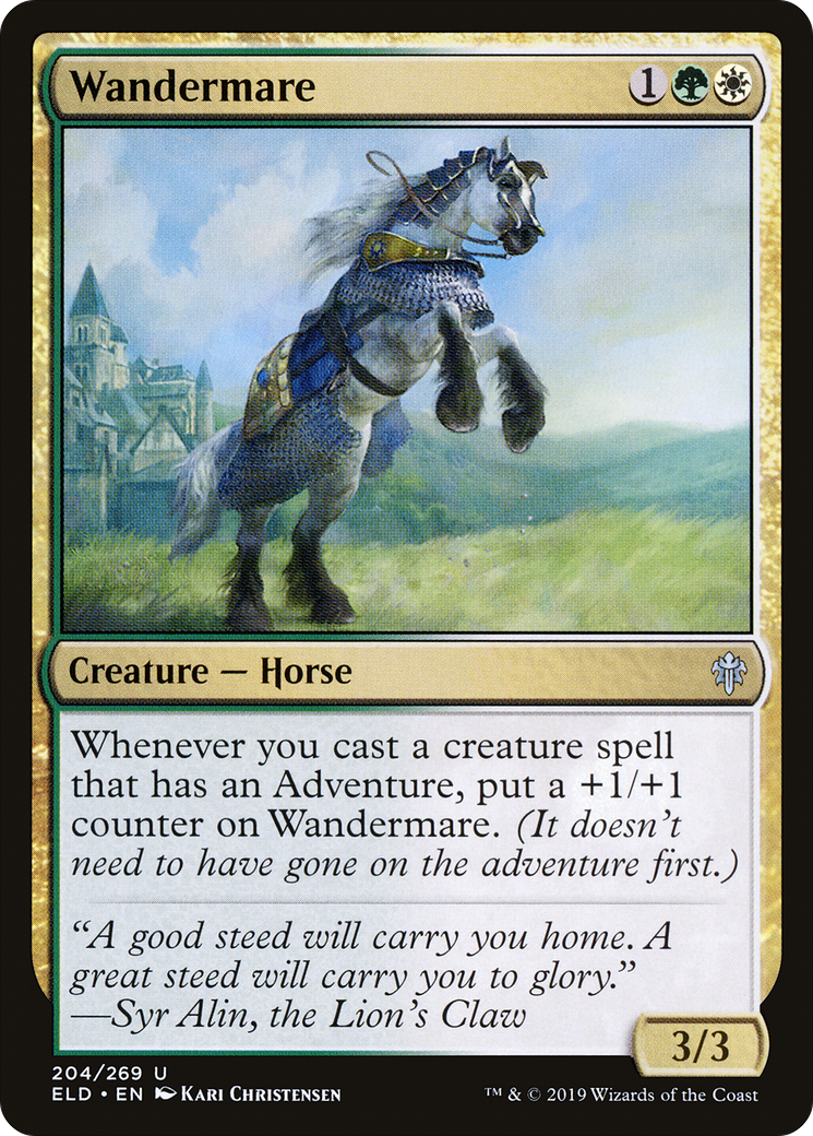 Wandermare (ELD-204) - Throne of Eldraine - Premium MTG Single from Wizards of the Coast - Just $0.08! Shop now at Game Crave Tournament Store