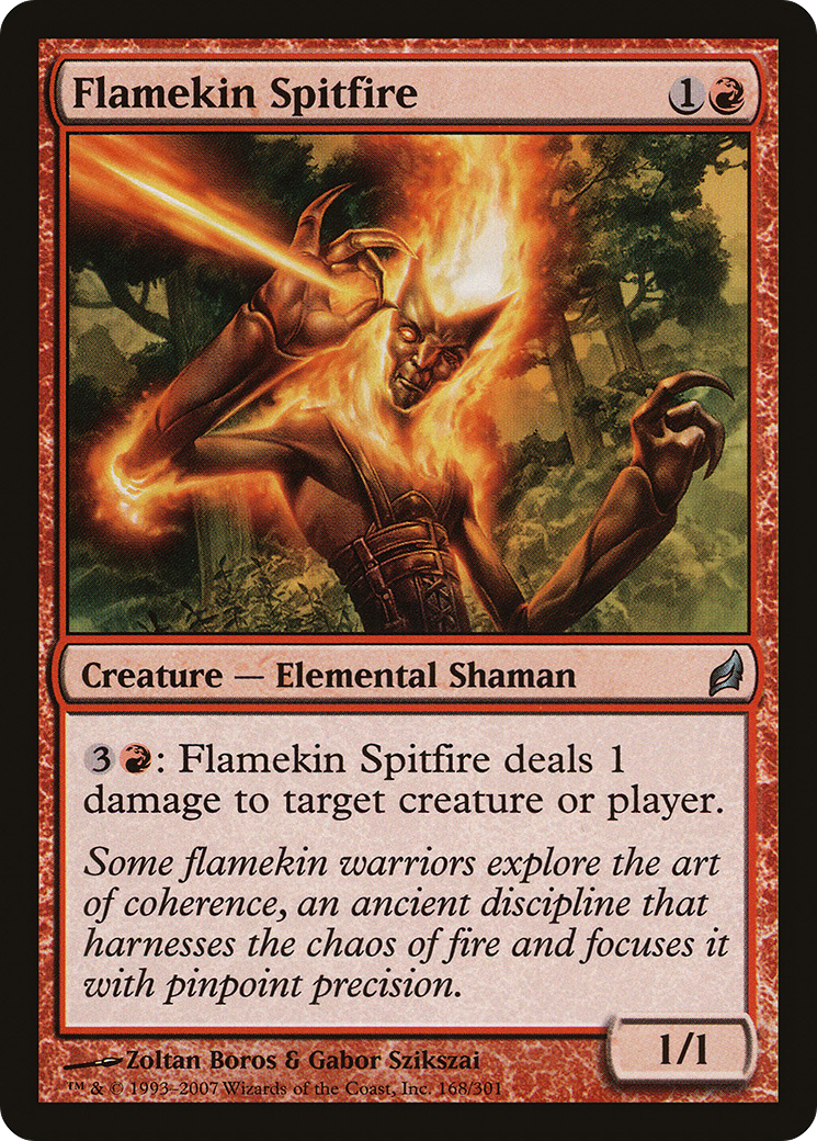 Flamekin Spitfire (LRW-168) - Lorwyn - Premium MTG Single from Wizards of the Coast - Just $0.08! Shop now at Game Crave Tournament Store
