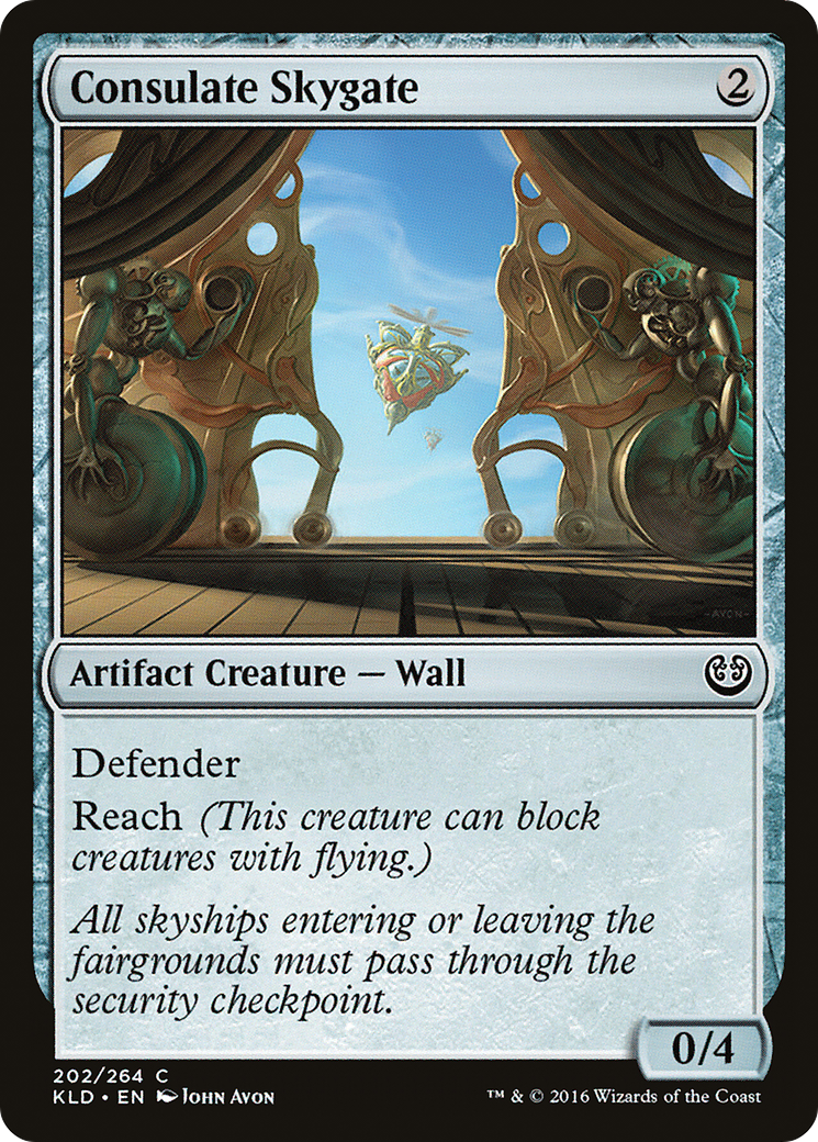 Consulate Skygate (KLD-202) - Kaladesh Foil - Premium MTG Single from Wizards of the Coast - Just $0.12! Shop now at Game Crave Tournament Store