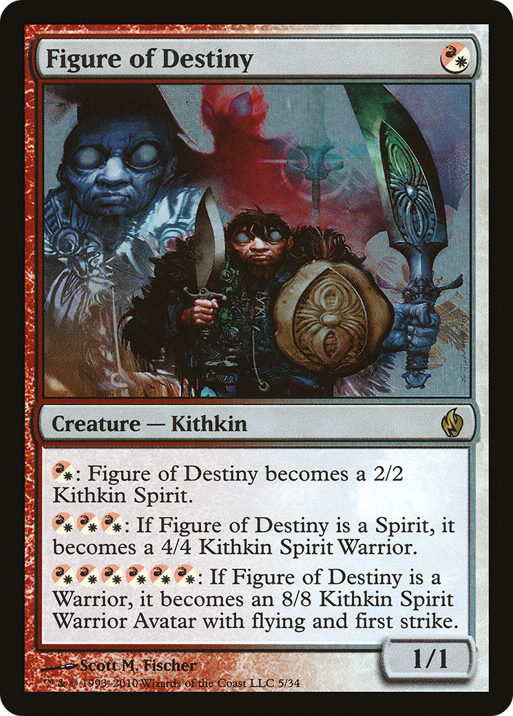 Figure of Destiny (PD2-005) - Premium Deck Series: Fire and Lightning Foil - Premium MTG Single from Wizards of the Coast - Just $0.28! Shop now at Game Crave Tournament Store