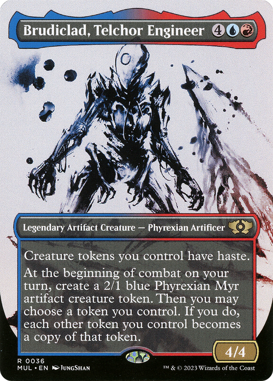 Brudiclad, Telchor Engineer (MUL-036) - Multiverse Legends: (Showcase) (Borderless) - Premium MTG Single from Wizards of the Coast - Just $0.08! Shop now at Game Crave Tournament Store