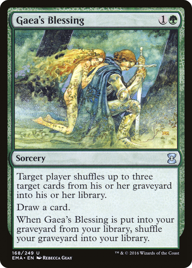 Gaea's Blessing (EMA-168) - Eternal Masters - Premium MTG Single from Wizards of the Coast - Just $0.08! Shop now at Game Crave Tournament Store
