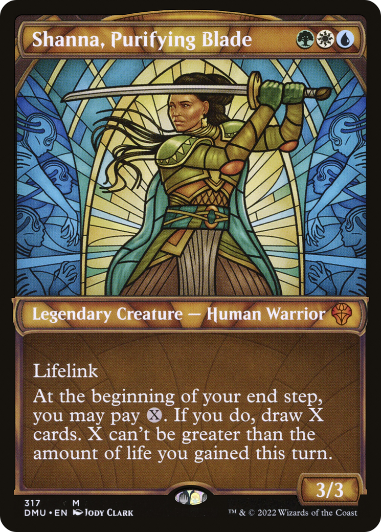 Shanna, Purifying Blade (DMU-317) - Dominaria United: (Showcase) - Premium MTG Single from Wizards of the Coast - Just $0.08! Shop now at Game Crave Tournament Store
