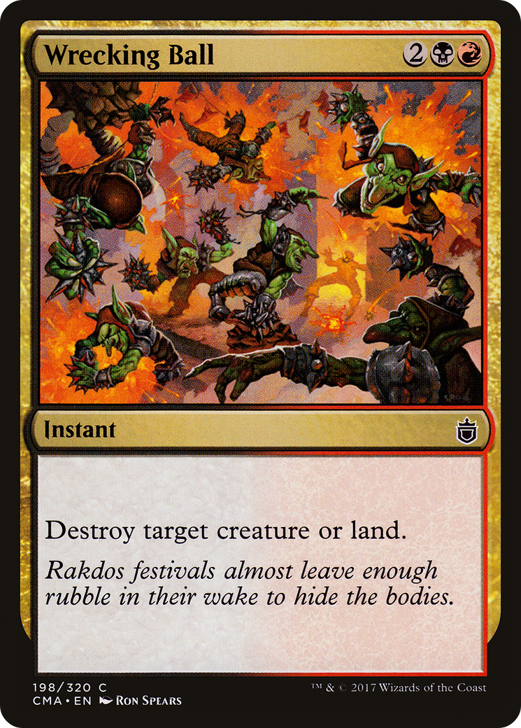 Wrecking Ball (CMA-198) - Commander Anthology - Premium MTG Single from Wizards of the Coast - Just $0.25! Shop now at Game Crave Tournament Store