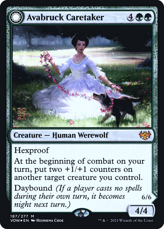 Avabruck Caretaker // Hollowhenge Huntmaster (PVOW-187S) - Innistrad: Crimson Vow Promos: (Double Faced Transform) Foil - Premium MTG Single from Wizards of the Coast - Just $1.55! Shop now at Game Crave Tournament Store