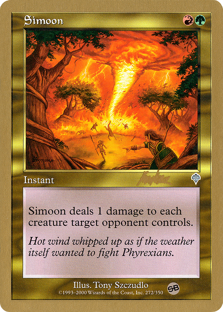 Simoon (WC02-BK272SB) - World Championship Decks 2002 - Premium MTG Single from Wizards of the Coast - Just $0.08! Shop now at Game Crave Tournament Store