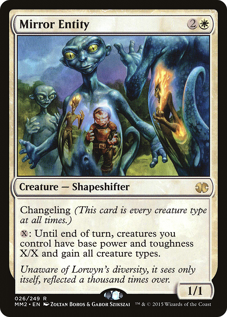 Mirror Entity (MM2-026) - Modern Masters 2015 - Premium MTG Single from Wizards of the Coast - Just $0.54! Shop now at Game Crave Tournament Store